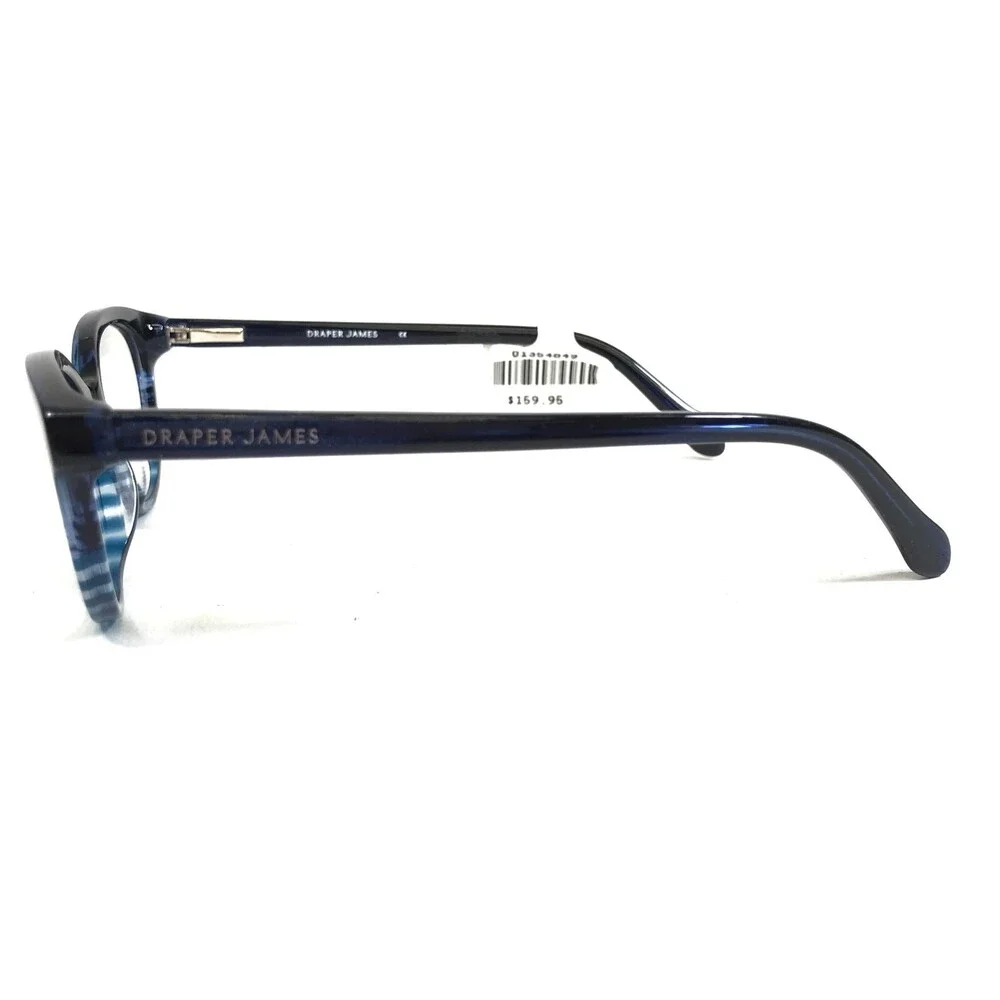 Draper James Eyeglasses Frames DJ1003 414 INDIGO STRIPE Black Blue 45-15-130